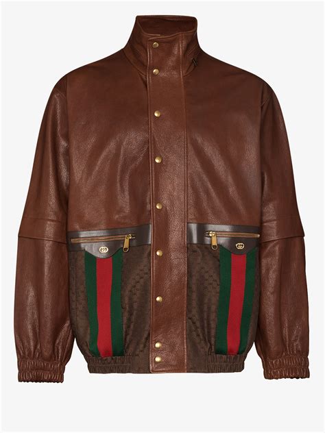 gucci jacket brown thomas|Gucci men's jacket.